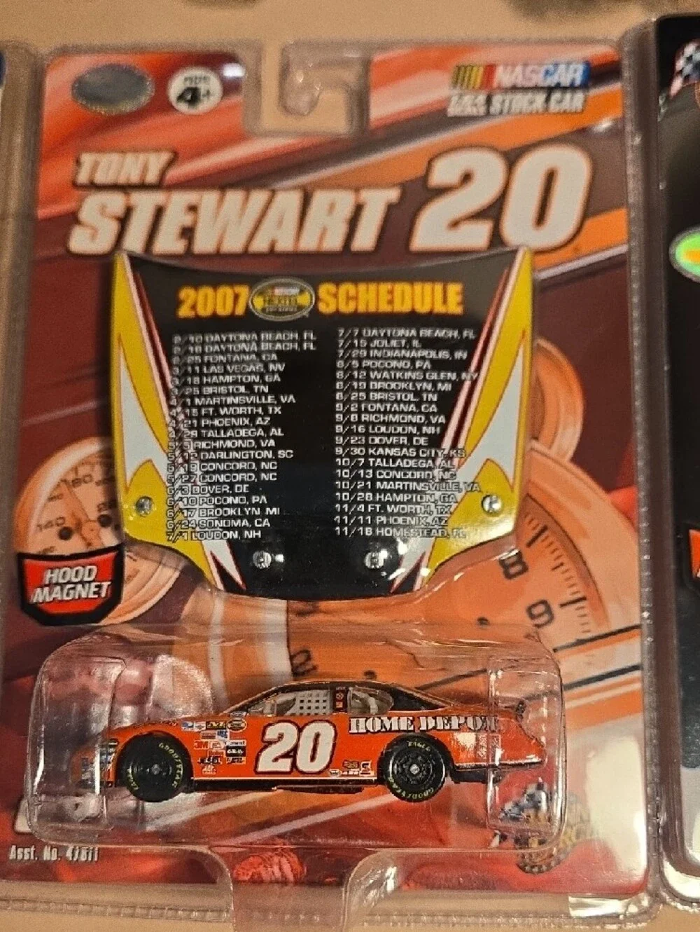 2006 & 2007 Winners Circle Hood Series Nascar Die-Cast Toy Cars